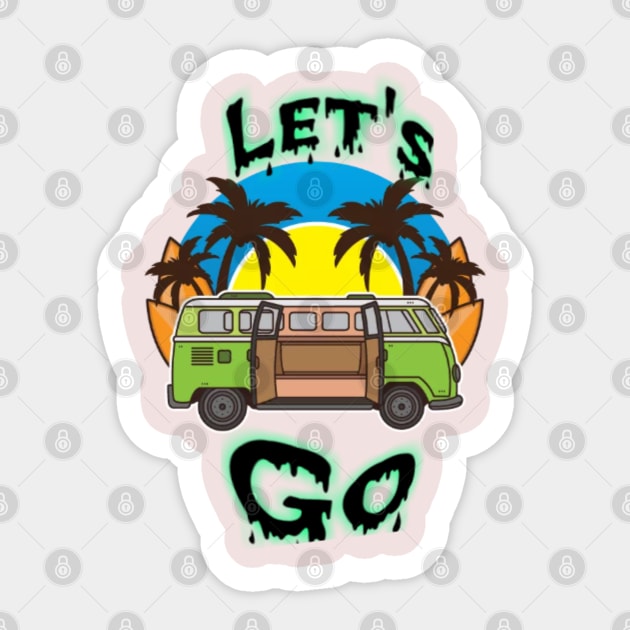 Lets Go Sticker by Sen International